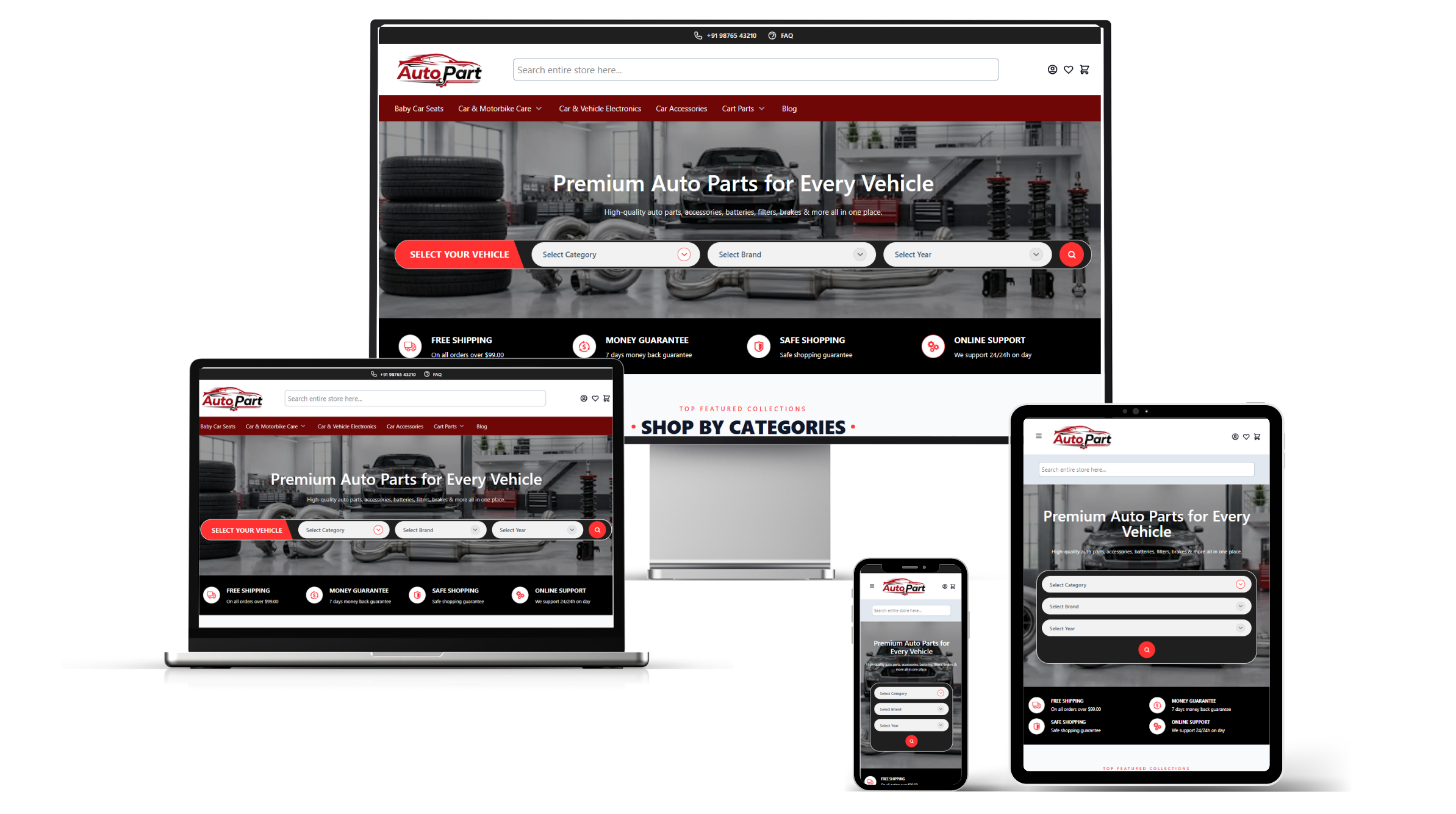 Auto Parts Hyvä Store preview